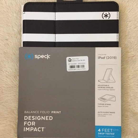 Speck Balance Folio + Print- Black/white